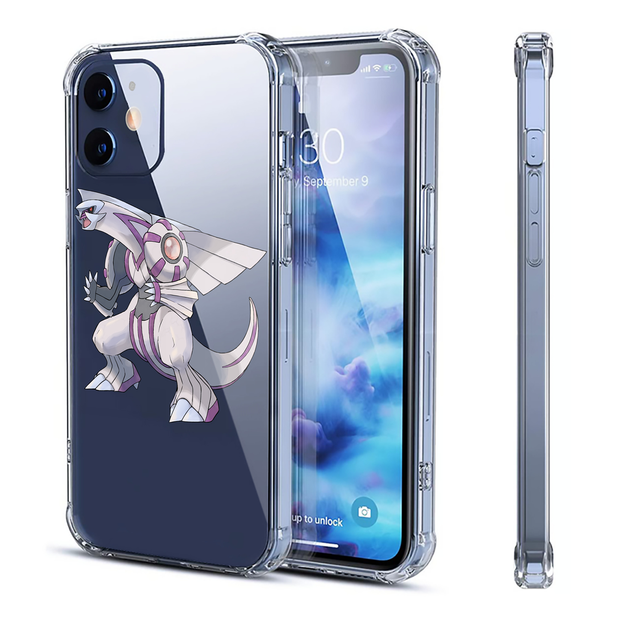 （画像用） ポケットモンスター Pokémon 【iPhone 12シリーズ対応】透明スマホケース（クリアソフトケース）